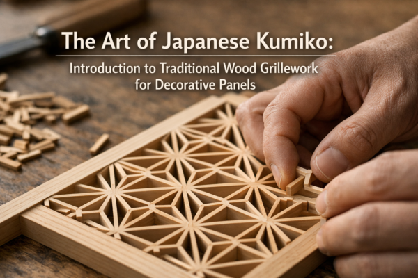 The Art of Japanese Kumiko: Introduction to Traditional Wood Grillework for Decorative Panels