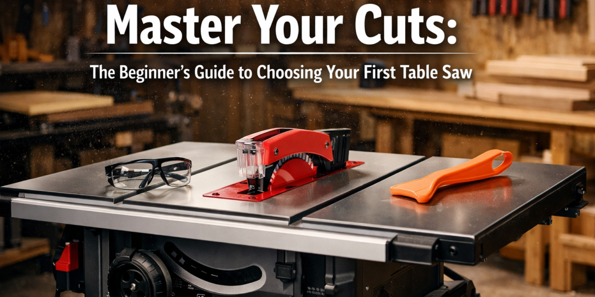 The Beginner’s Guide to Choosing Your First Table Saw: Features, Safety, and Essential Accessories