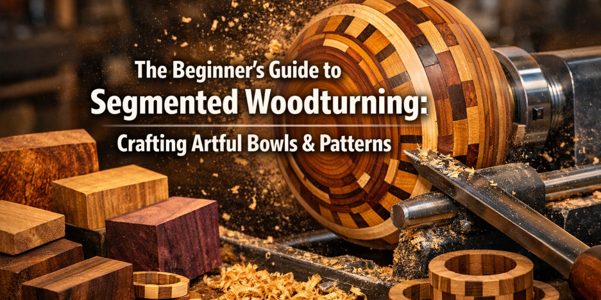 The Beginner’s Guide to Segmented Woodturning: Creating Intricate Patterns and Bowls on the Lathe