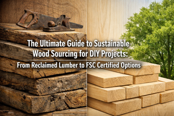 The Ultimate Guide to Sustainable Wood Sourcing for DIY Projects: From Reclaimed Lumber to FSC Certified Options