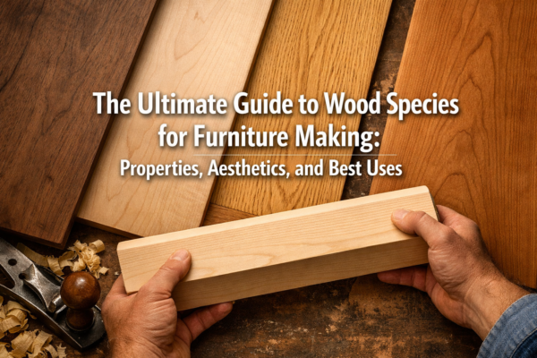 The Ultimate Guide to Wood Species for Furniture Making: Properties, Aesthetics, and Best Uses