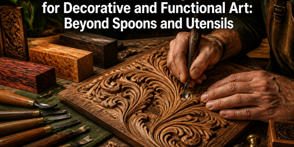 Advanced Wood Carving Techniques for Decorative and Functional Art: Beyond Spoons and Utensils