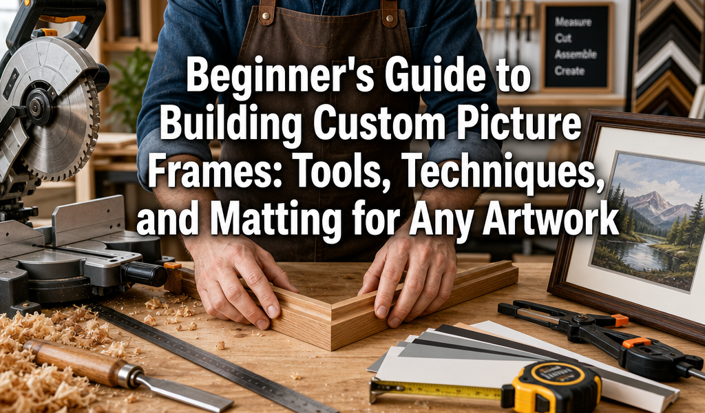 Beginner’s Guide to Building Custom Picture Frames: Tools, Techniques, and Matting for Any Artwork