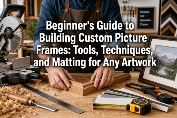 Beginner’s Guide to Building Custom Picture Frames: Tools, Techniques, and Matting for Any Artwork