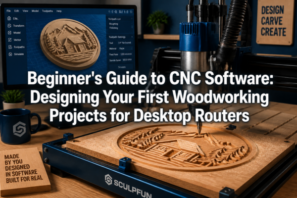Beginner’s Guide to CNC Software: Designing Your First Woodworking Projects for Desktop Routers