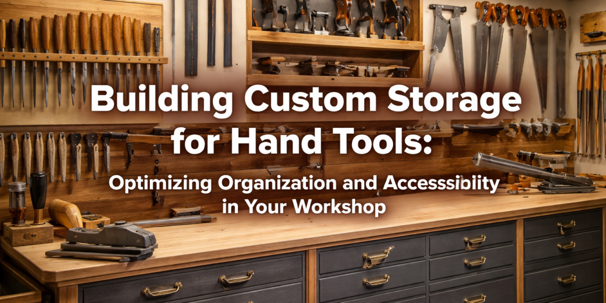 Building Custom Storage for Hand Tools: Optimizing Organization and Accessibility in Your Workshop