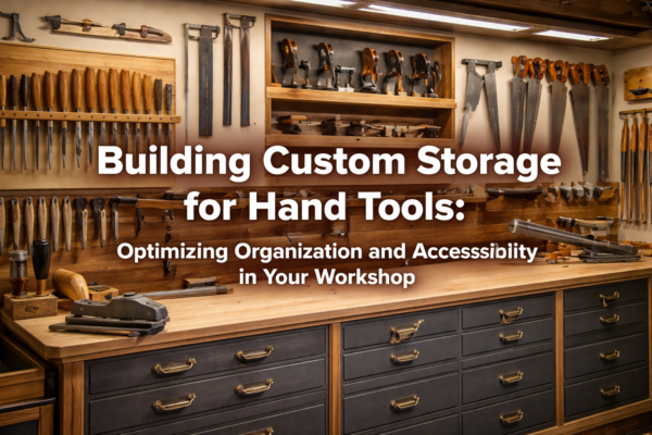 Building Custom Storage for Hand Tools: Optimizing Organization and Accessibility in Your Workshop