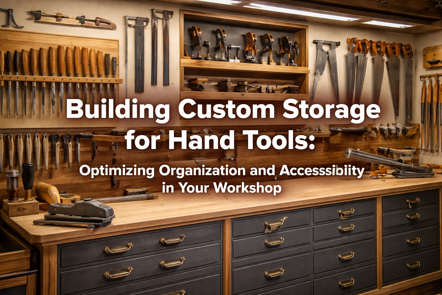 Hand Line Storage Building Custom Storage for Hand Tools: Optimizing Organization and