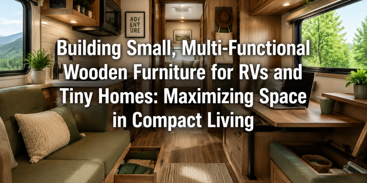 Building Small, Multi-Functional Wooden Furniture for RVs and Tiny Homes: Maximizing Space in Compact Living