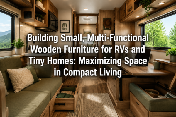 Building Small, Multi-Functional Wooden Furniture for RVs and Tiny Homes: Maximizing Space in Compact Living