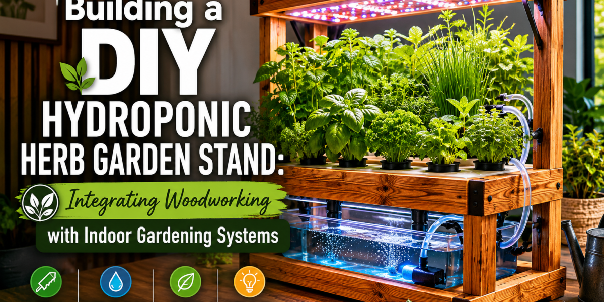 Building a DIY Hydroponic Herb Garden Stand: Integrating Woodworking with Indoor Gardening Systems
