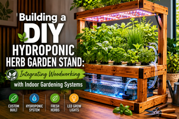 Building a DIY Hydroponic Herb Garden Stand: Integrating Woodworking with Indoor Gardening Systems