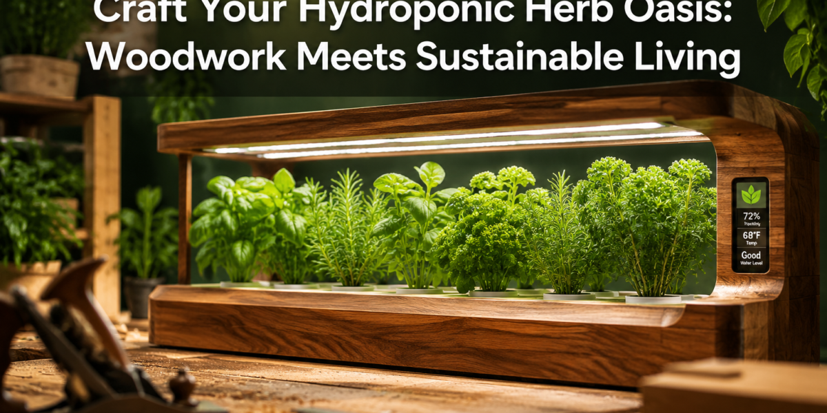 Building a DIY Hydroponic Herb Garden with Custom Wooden Enclosures: Combining Woodcraft with Sustainable Living