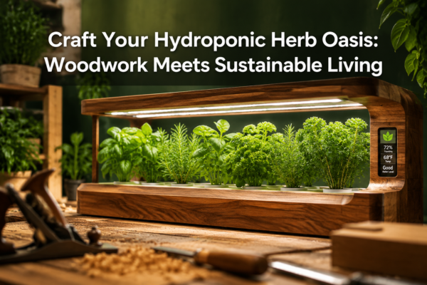 Building a DIY Hydroponic Herb Garden with Custom Wooden Enclosures: Combining Woodcraft with Sustainable Living
