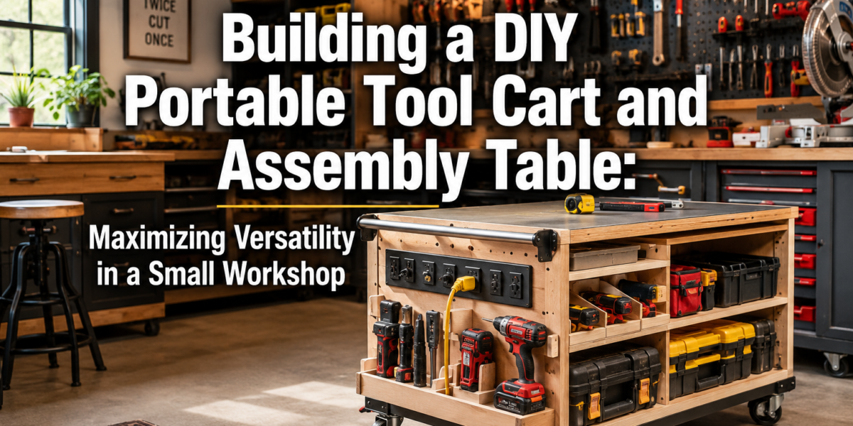 Building a DIY Portable Tool Cart and Assembly Table: Maximizing Versatility in a Small Workshop