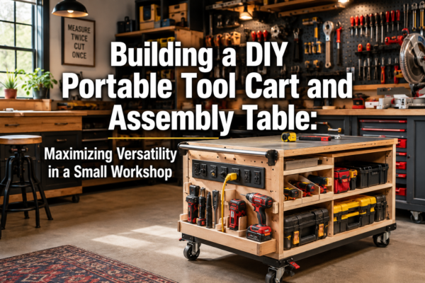 Building a DIY Portable Tool Cart and Assembly Table: Maximizing Versatility in a Small Workshop