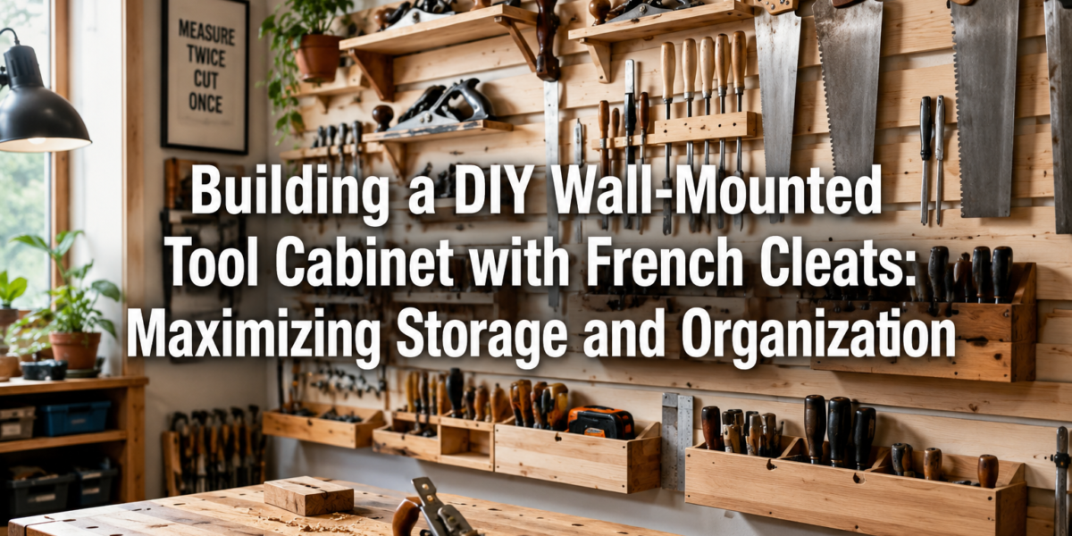 Building a DIY Wall-Mounted Tool Cabinet with French Cleats: Maximizing Storage and Organization
