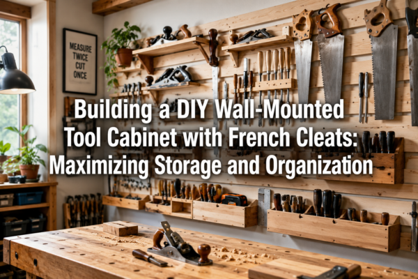 Building a DIY Wall-Mounted Tool Cabinet with French Cleats: Maximizing Storage and Organization