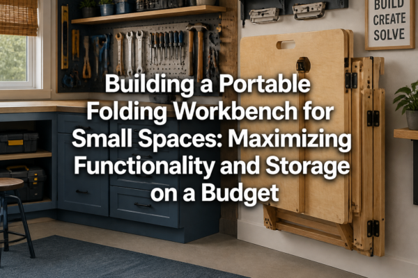 Building a Portable Folding Workbench for Small Spaces: Maximizing Functionality and Storage on a Budget
