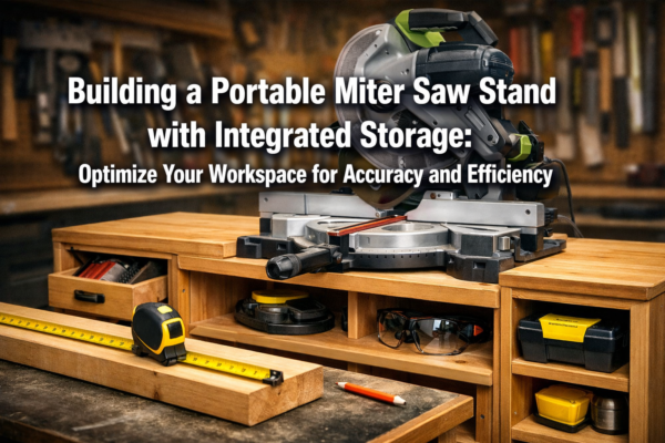 Building a Portable Miter Saw Stand with Integrated Storage: Optimize Your Workspace for Accuracy and Efficiency