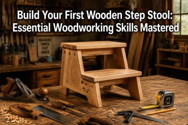 Building a Simple Wooden Step Stool: A Classic Project for Developing Essential Woodworking Skills