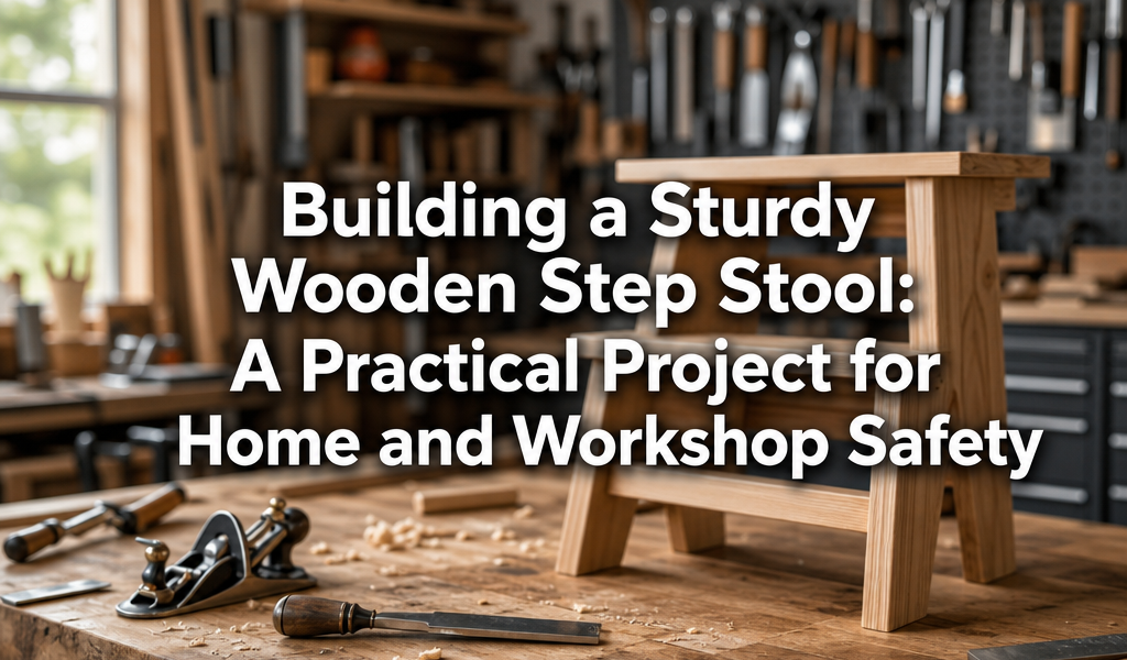 Building a Sturdy Wooden Step Stool: A Practical Project for Home and Workshop Safety