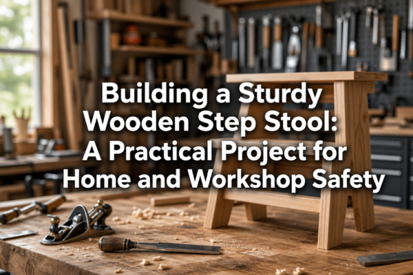 Building a Sturdy Wooden Step Stool: A Practical Project for Home and Workshop Safety