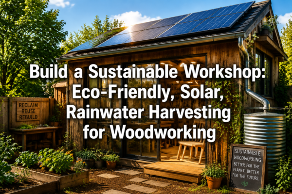 Building a Sustainable Backyard Workshop: Eco-Friendly Materials, Solar Power, and Rainwater Harvesting for the Modern Woodworker