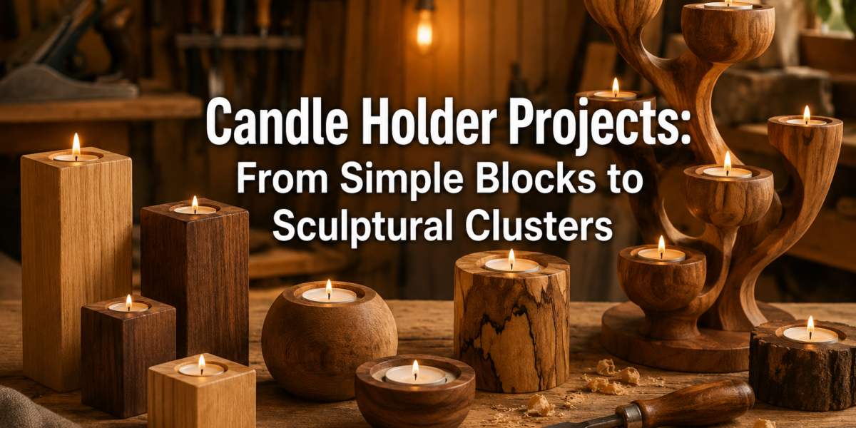 Candle Holder Projects: From Simple Blocks to Sculptural Clusters