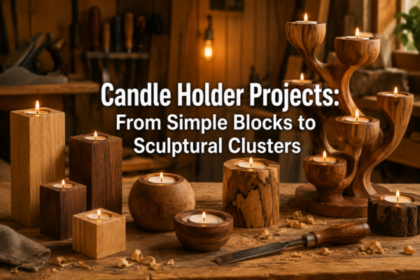Candle Holder Projects: From Simple Blocks to Sculptural Clusters