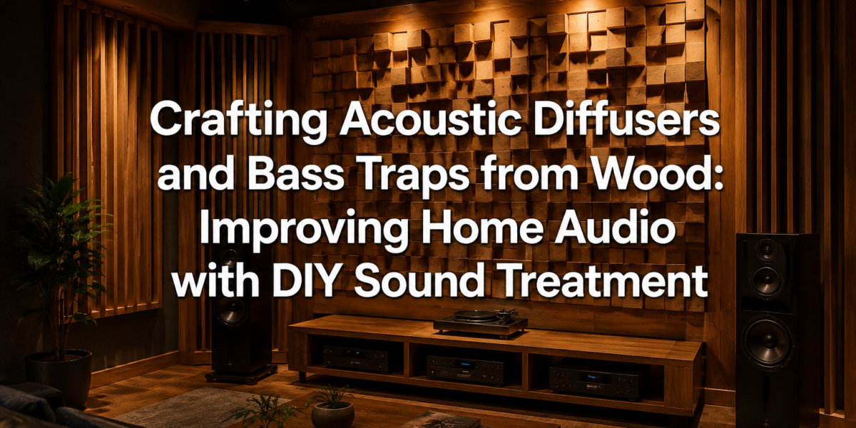 Crafting Acoustic Diffusers and Bass Traps from Wood: Improving Home Audio with DIY Sound Treatment