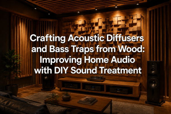 Crafting Acoustic Diffusers and Bass Traps from Wood: Improving Home Audio with DIY Sound Treatment