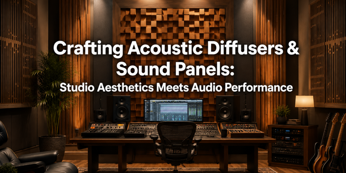Crafting Acoustic Diffusers and Sound Panels for Home Studios: Blending Aesthetics with Audio Performance