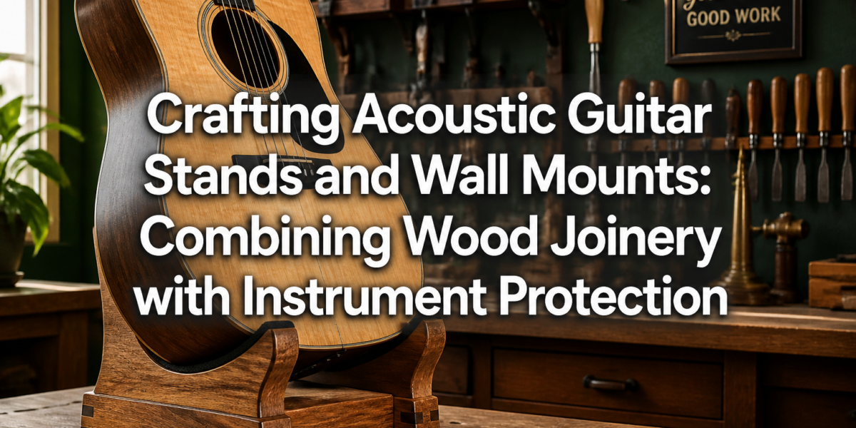 Crafting Acoustic Guitar Stands and Wall Mounts: Combining Wood Joinery with Instrument Protection