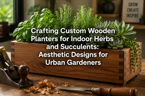 Crafting Custom Wooden Planters for Indoor Herbs and Succulents: Aesthetic Designs for Urban Gardeners