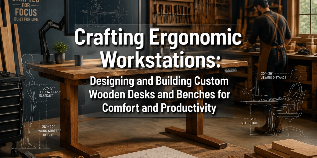 Crafting Ergonomic Workstations: Designing and Building Custom Wooden Desks and Benches for Comfort and Productivity