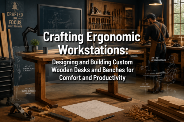 Crafting Ergonomic Workstations: Designing and Building Custom Wooden Desks and Benches for Comfort and Productivity