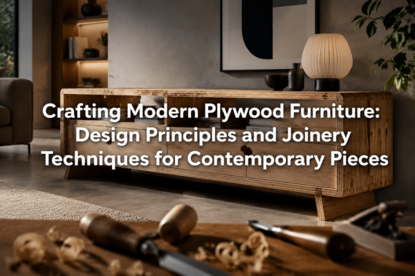 Crafting Modern Plywood Furniture: Design Principles and Joinery Techniques for Contemporary Pieces