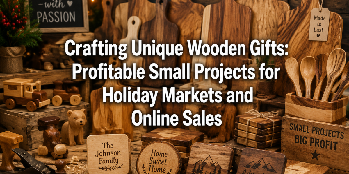 Crafting Unique Wooden Gifts: Profitable Small Projects for Holiday Markets and Online Sales