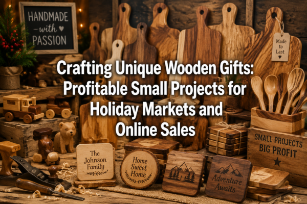 Crafting Unique Wooden Gifts: Profitable Small Projects for Holiday Markets and Online Sales