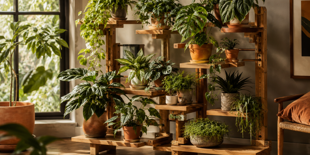 DIY Plant Stands for Indoor Jungles: Elevated Wooden Designs Beyond Basic Planters