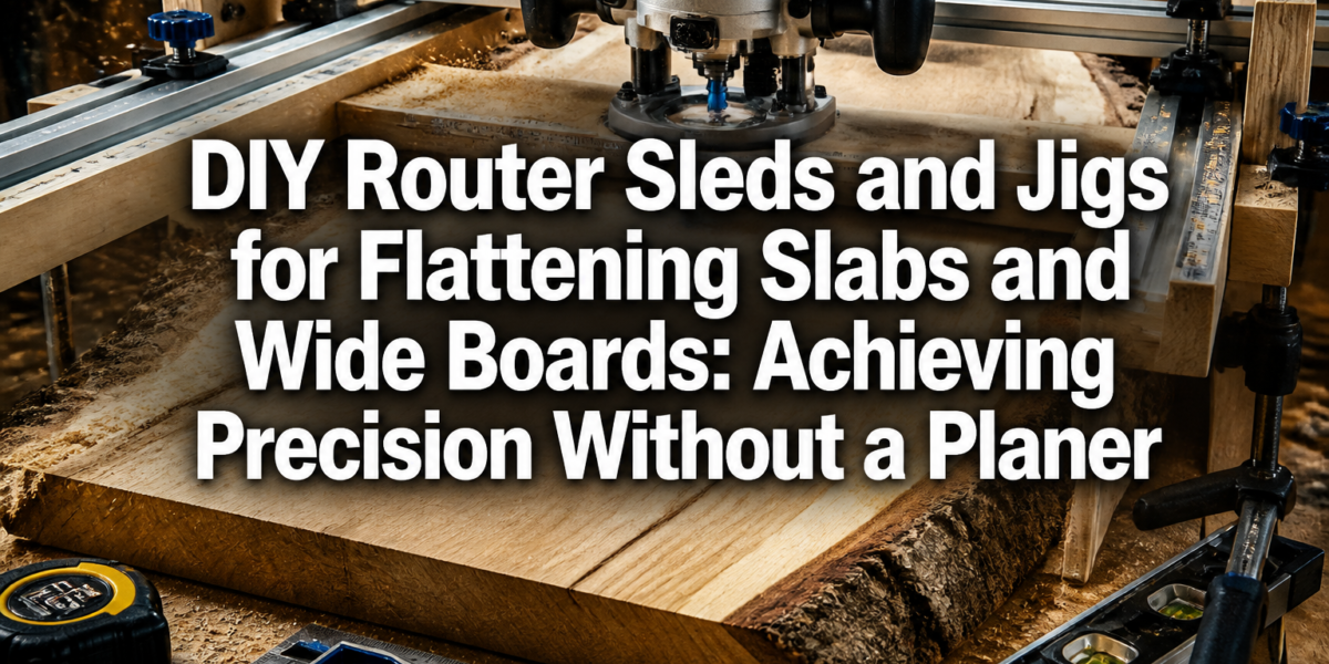 DIY Router Sleds and Jigs for Flattening Slabs and Wide Boards: Achieving Precision Without a Planer