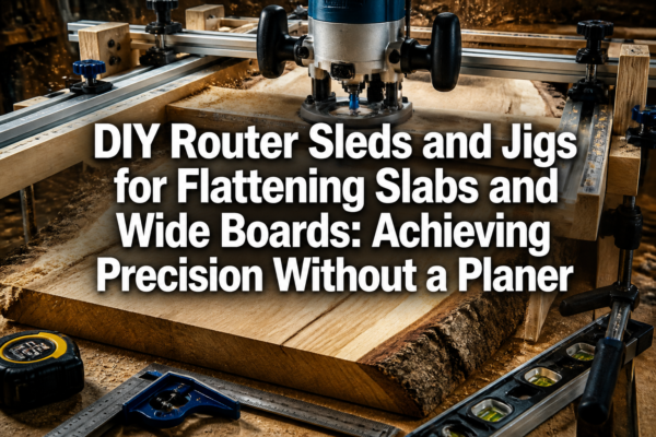 DIY Router Sleds and Jigs for Flattening Slabs and Wide Boards: Achieving Precision Without a Planer