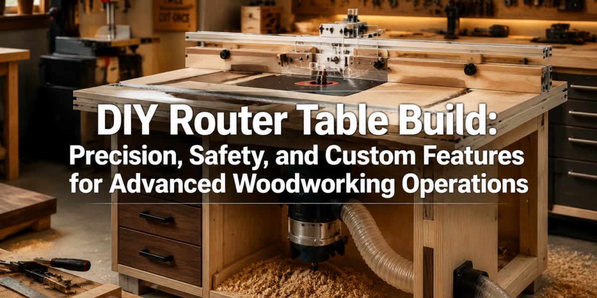 DIY Router Table Build: Precision, Safety, and Custom Features for Advanced Woodworking Operations
