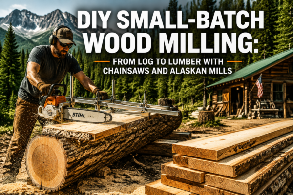 DIY Small-Batch Wood Milling: From Log to Lumber with Chainsaws and Alaskan Mills