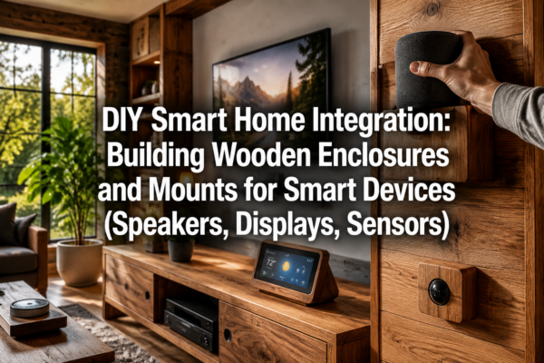 DIY Smart Home Integration: Building Wooden Enclosures and Mounts for Smart Devices (Speakers, Displays, Sensors)
