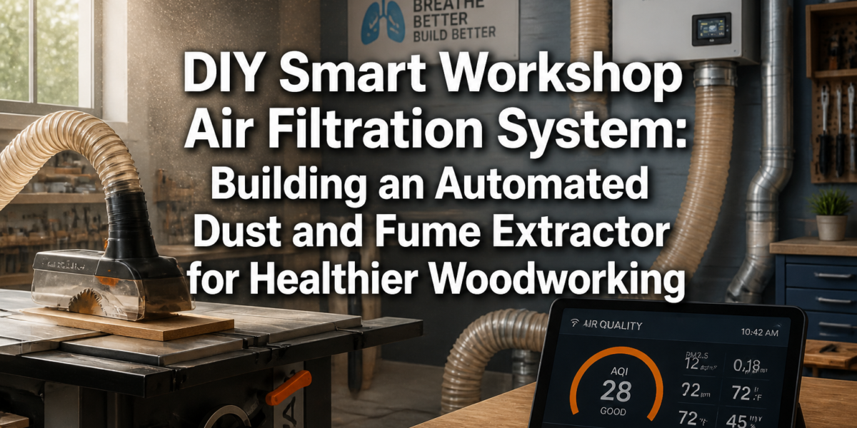 DIY Smart Workshop Air Filtration System: Building an Automated Dust and Fume Extractor for Healthier Woodworking