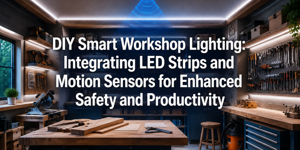 DIY Smart Workshop Lighting: Integrating LED Strips and Motion Sensors for Enhanced Safety and Productivity