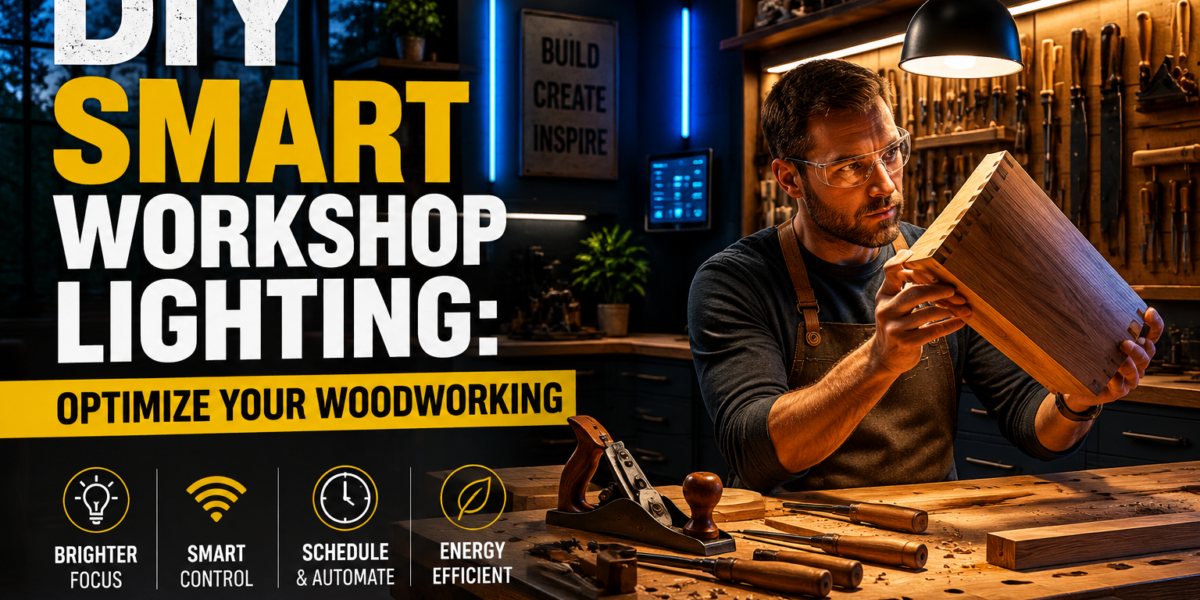 DIY Smart Workshop Lighting: Optimizing Visibility and Energy Efficiency with Automated Woodworking Illumination