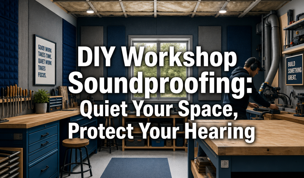 DIY Soundproofing for Small Workshops: Reducing Noise Pollution with Acoustic Panels, Insulation, and Enclosures